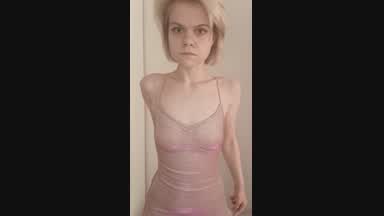 Dancing in a tight shiny dress :*