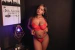Sexy red lingerie