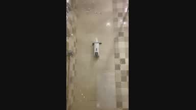 showering
