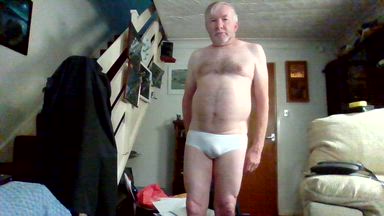 me in white pants