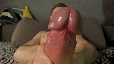 ASMR cock sound and jerk