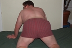 Sam in boxers