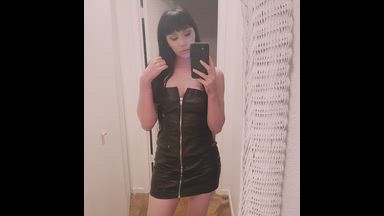 Leather dress