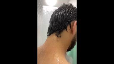 Julian, shower time