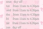 my schedule ❤️