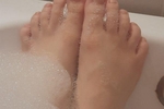 Sexy body and feet in bath