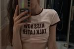 in the mirror without panties