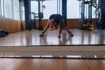In the gym being prettier every day