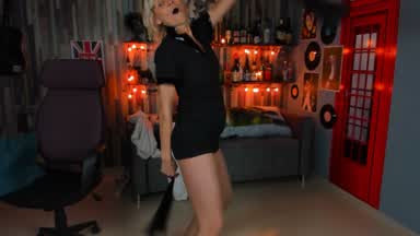 crazy dance with stockings