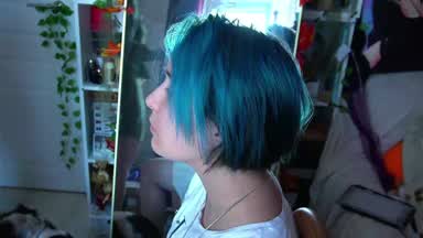 shave Leah's sides