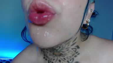 Happy saliva