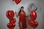 Balloons, flowers and love