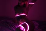 Naked and neon