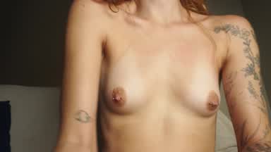 Bella teasing with tits