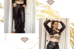 Leather suit