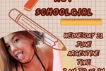 Hot schoolgirl show