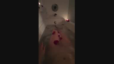 POV Bubble bath tease