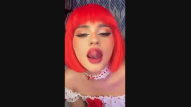 Ahegao face and droll