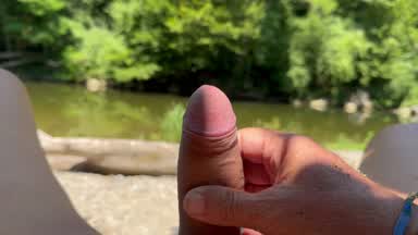 Creamy Outdoor Cum