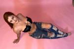 in jeans