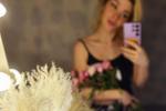 Photo with flowers 😘