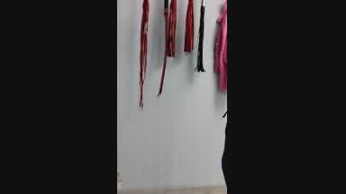 More then a minute of latex tease..