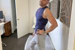Feeling Sporty Gym Time for Big Daddy