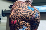Leopard & Butterflys Sexy Short Set Outfit :D