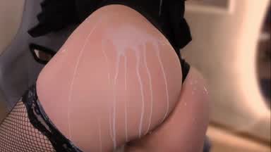 Juicy ass in milk