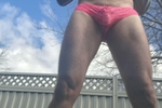 Wear Cage and panties dare