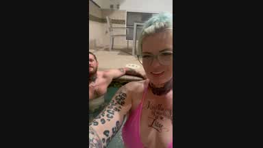 Hot tub fun