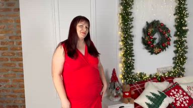 my red dress for Santa