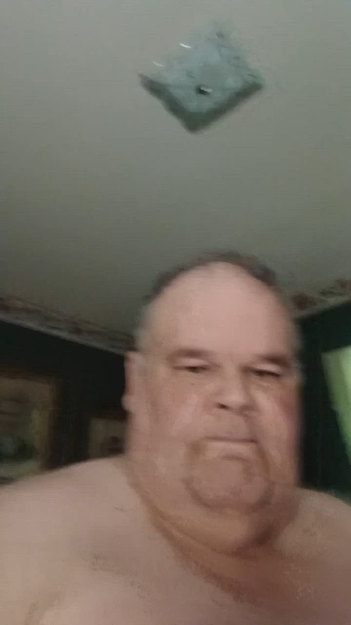 sucking on the dildo
