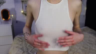 Squeeze boobs