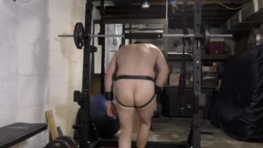 Chastity Jock Leg Day Workout