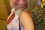 Naughty horny schoolgirl