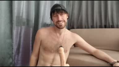 Sloppy Dildo Suck!