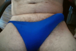 in the blue