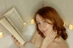 Private Bath Session💋#bubblebath#cleavage#redhead