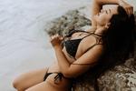 on the beach