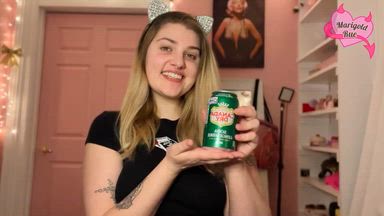 (links) — Chugging pop and burping SFW