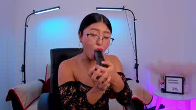 deep blowjob with a lot of saliva