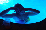 I'm relaxing in the pool🌊