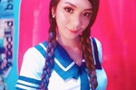 me in schoolgirl uniform