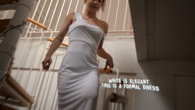 Catwalk in dresses