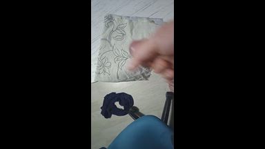 I jerk off and cum on a rag