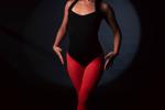 Sexy pantyhose red