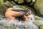 naked at river
