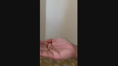Masturbating with cream