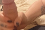 Playing with his cock